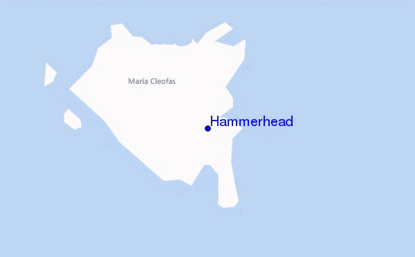 mapa de localização de Hammerhead