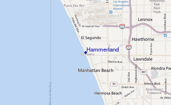 mapa de localização de Hammerland