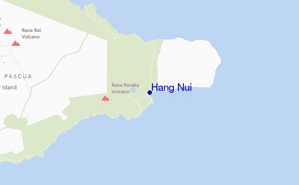 mapa de localização de Hang Nui