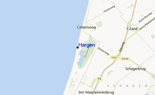 mapa de localização de Hargen
