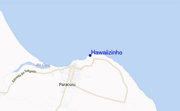 mapa de localização de Hawaiizinho