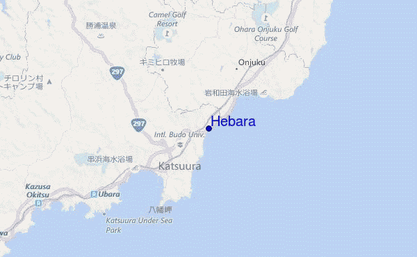 mapa de localização de Hebara