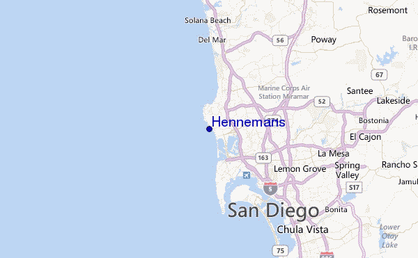 Hennemans Location Map