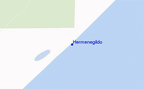 mapa de localização de Hermenegildo