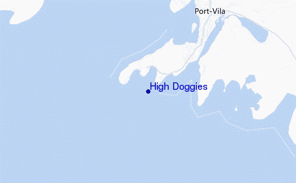mapa de localização de High Doggies