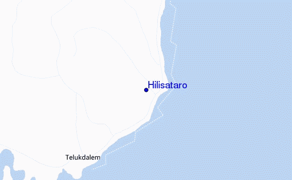 mapa de localização de Hilisataro
