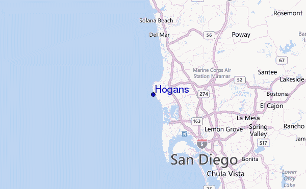 Hogans Location Map