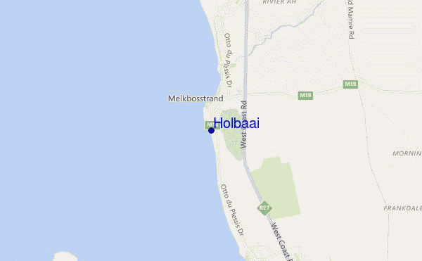 mapa de localização de Holbaai
