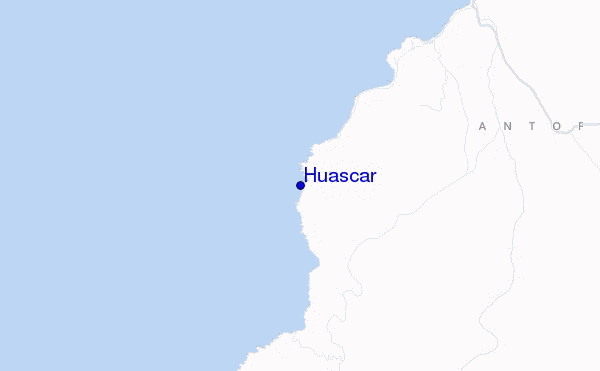 mapa de localização de Huascar