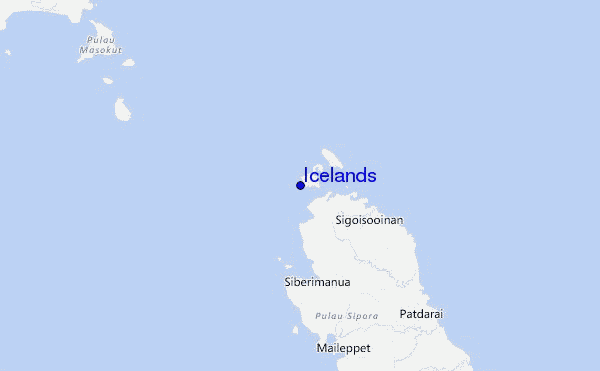 Icelands Location Map