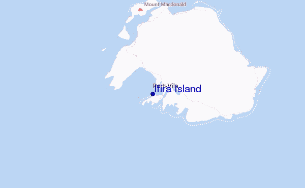 Ifira Island Location Map