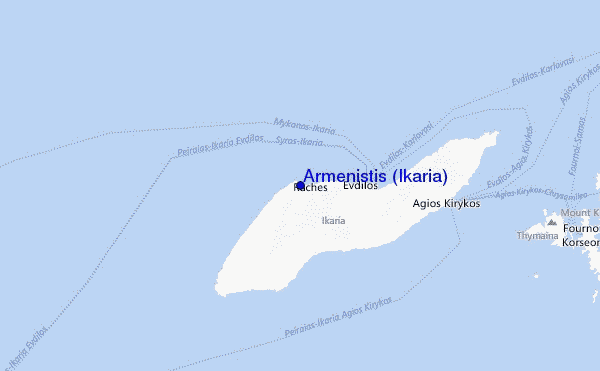 Armenistis (Ikaria) Location Map