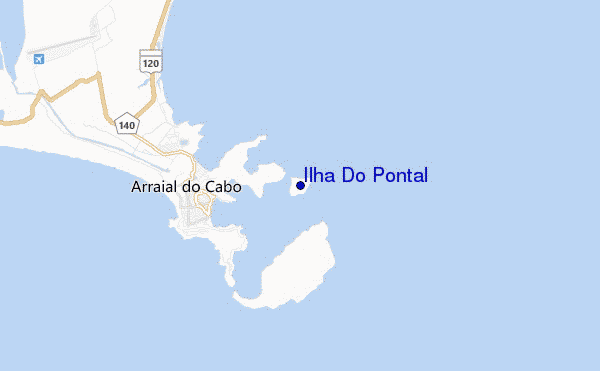 mapa de localização de Ilha Do Pontal