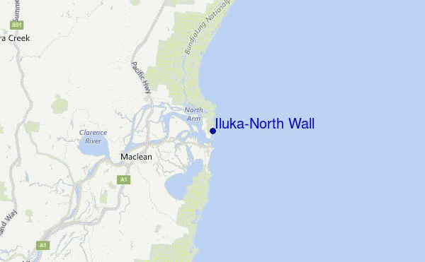 Iluka-North Wall Location Map