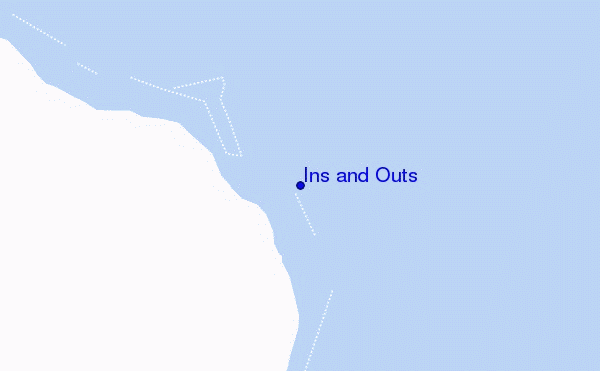 mapa de localização de Ins and Outs