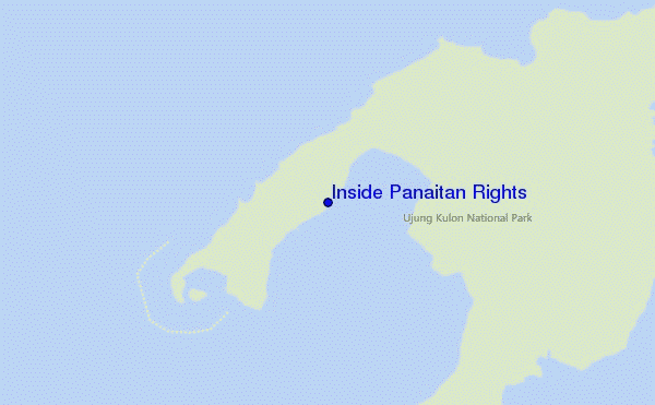 mapa de localização de Inside Panaitan Rights