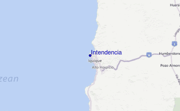 Intendencia Location Map
