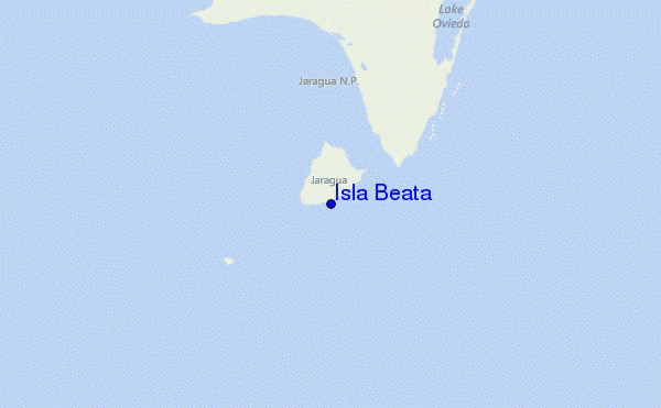 Isla Beata Location Map