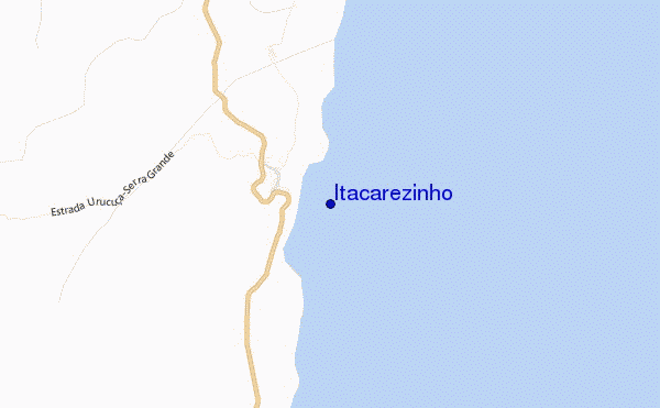 mapa de localização de Itacarezinho