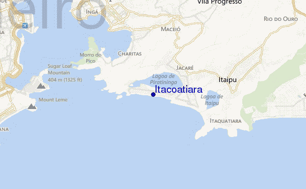 mapa de localização de Itacoatiara
