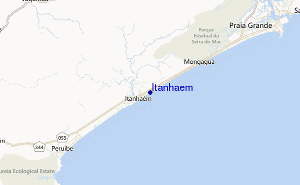Itanhaem Location Map