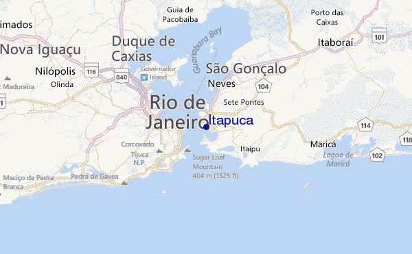 Itapuca Location Map