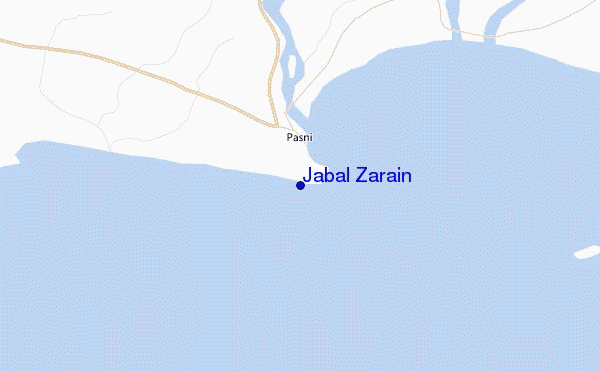 Jabal Zarain Location Map