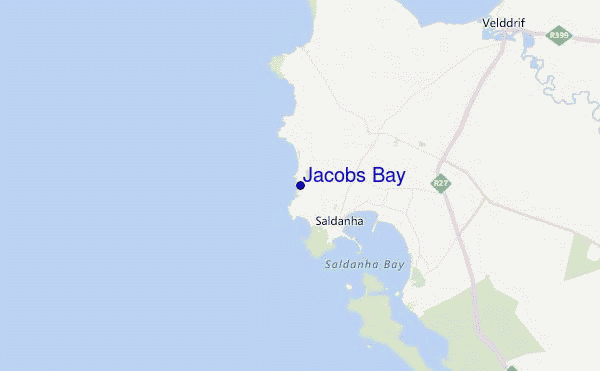 Jacobs Bay Location Map