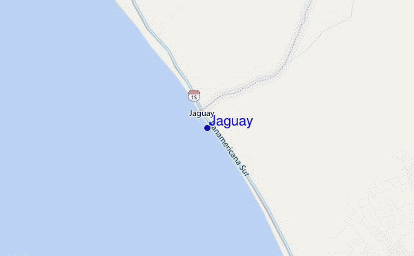 mapa de localização de Jaguay