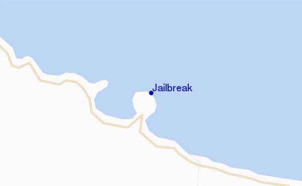 mapa de localização de Jailbreak