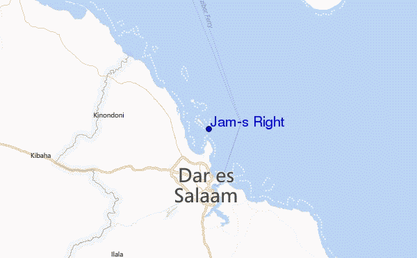 Jam's Right Location Map