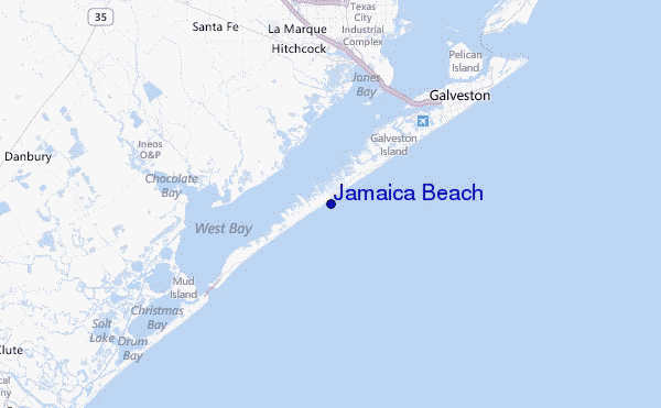 Jamaica Beach Location Map