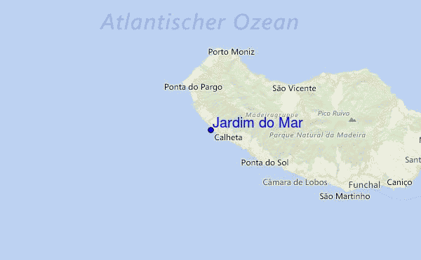 Jardim do Mar Location Map