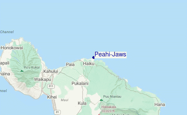 Jaws Location Map