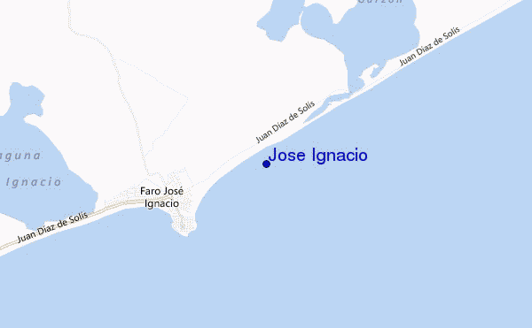 mapa de localização de Jose Ignacio