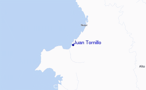 Juan Tornillo Location Map