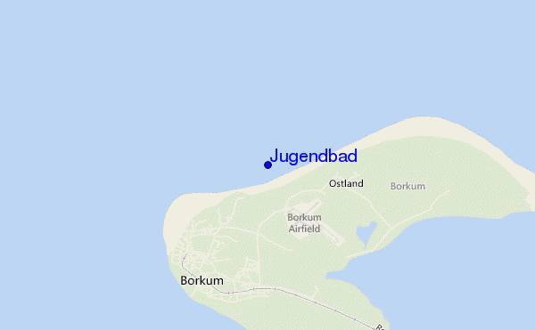 mapa de localização de Jugendbad