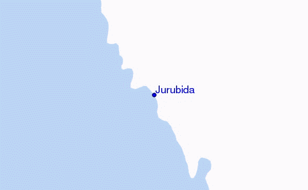 mapa de localização de Jurubida