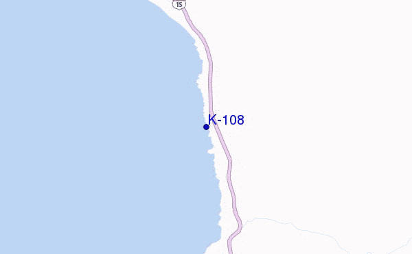 mapa de localização de K-108