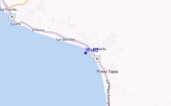 mapa de localização de K-40