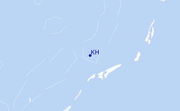 mapa de localização de KH