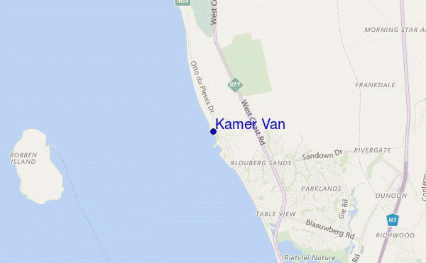 mapa de localização de Kamer Van