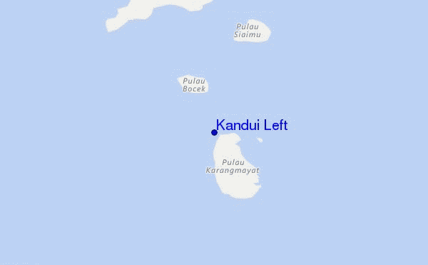 mapa de localização de Kandui Left