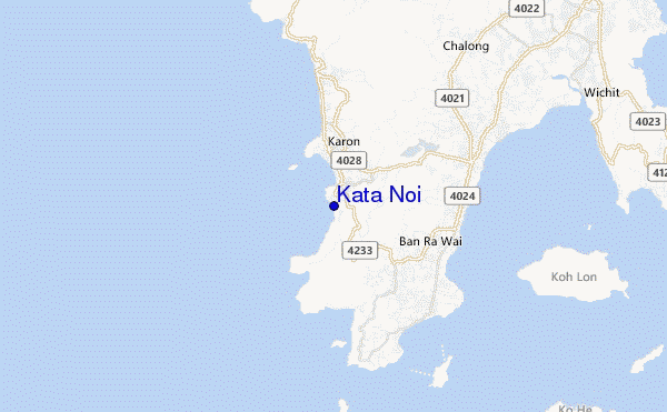 mapa de localização de Kata Noi