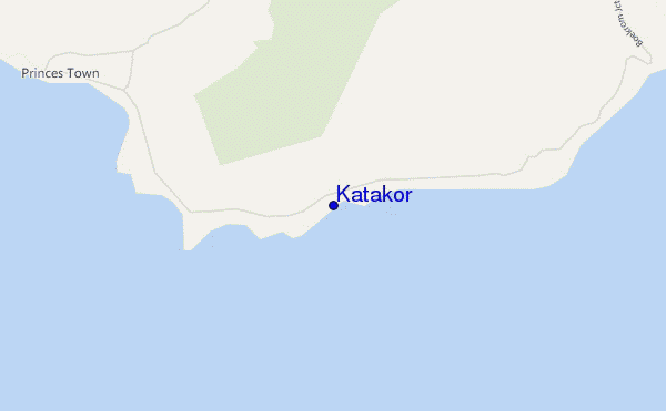 mapa de localização de Katakor