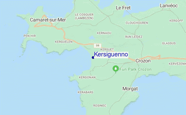 mapa de localização de Kersiguenno