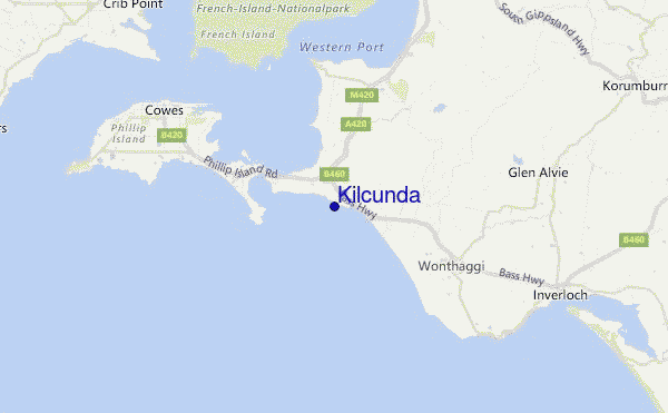 Kilcunda Location Map