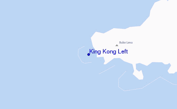 mapa de localização de King Kong Left
