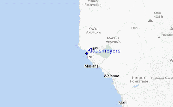 mapa de localização de Klausmeyers