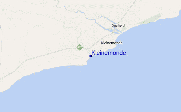mapa de localização de Kleinemonde